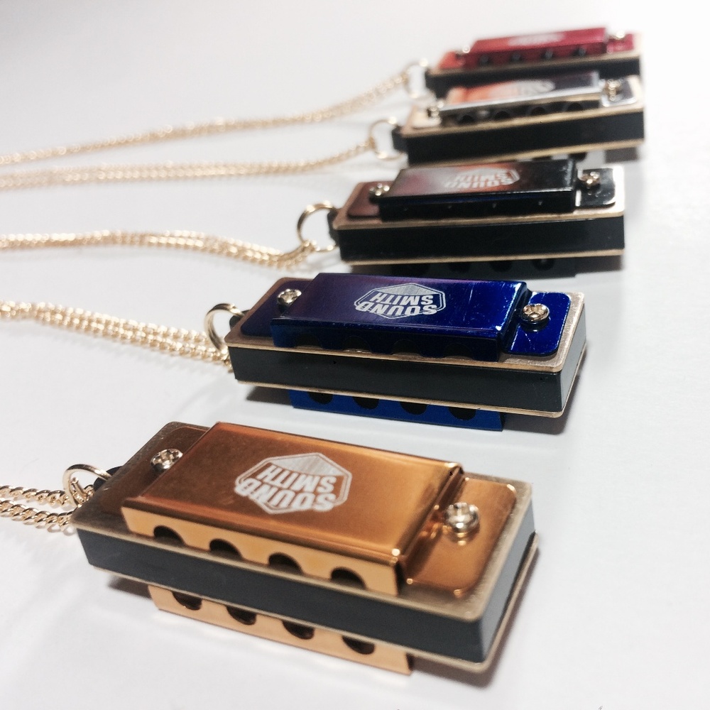 Sound Smith 4-hole Mini Harmonica Necklace